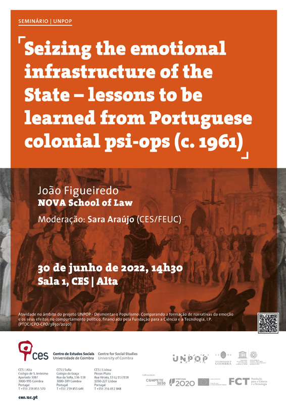 Seizing the emotional infrastructure of the State – lessons to be learned from Portuguese colonial psi-ops (c. 1961)